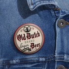 Old Dutch Brand Lager Beer Century Brewing Corp  Norfolk Va Retro Pinback Button