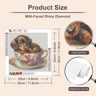 Anuver Dog Full Drill Diamond Art Kits For Beginner  Diy Medium  Multicolor 