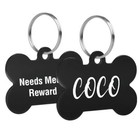 Bone Dog Tag     Custom Pet Id  Engraved Cat Name Tag  Personalized Gift