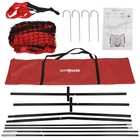  7x7ft Baseball Softball Practice Net W strike Zone Target   Batting Hitting Tee