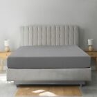 Hotel Quality Fitted Sheet Deep Pocket Breathable Soft Elastic Mattress Sheets