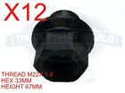 12 Pack 33mm M22-1 5 X 39mm Sleeve Wheel Lug Nut M22-1 5x39mm Skirt Flange