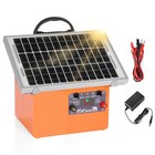Solar Powered Fence Charger 32km Electric Fence Energizer For Livestock Horse