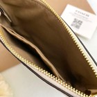 Brand New Authentic Coach Pouch White Embossed Leather