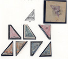 Turkey 1884-1896 Ottoman Collection Of 13 Bisects With Revalued Overprints