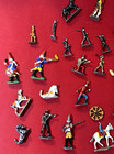 48ct Lot Of  1960 s Vintage Lead Figures From Germany - War Soldiers Dogs Horses