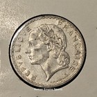 1949 France Five 5 Francs French Republic Coin