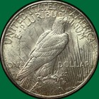 1922-d Peace Dollar Brilliant Uncirculated Bu Coin  38732