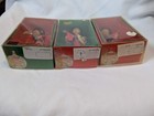 Trio Of Vintage Sears Christmas Around The World Ornaments   Boxes - Japan  Read