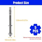 Stainless Steel Concrete Anchors  Heavy Duty Wedge Anchor Fasteners 3 8 Inch    