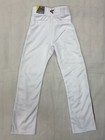 Easton Mako 2 Adjustable Length Baseball Pant Boys  S M L Xl White Maroon Piping