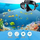 Snorkel Mask Scuba Diving Swimming Goggles     Tempered Glass  180   Panoramic View