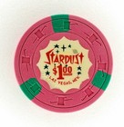 Vintage Stardust  1 Casino Chip 1960 -1970   s Las Vegas  