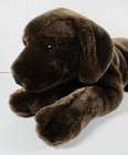 Animal Alley - Chocolate Lab Vintage Plush 18    Dog Long Laying Stuffed Animal