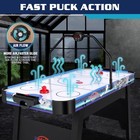 58  Air Hockey Table  Arcade Style With Powerful 700ma Motor  Accurate Digital L