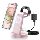15w 3 In 1 Wireless Charger Dock For Iphone 17 Watch 11 Fast  Charging Station