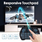 Bl Mini Wireless Keyboard Remote Control With Touchpad Mouse Combo  Backlit 2   