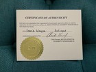  david Wayne   Signed Autograph 3x5 W coa