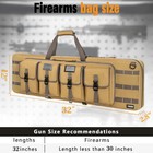 Double Rifle Case Soft Bag 32  34  36  42  46  48   51    55    Gun Case Tactical   