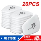 20pcs 5n11 N95 Cotton Filters Replacement For 6200 6502 6800 7502 Face Mask Us