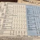 Vintage 1982 Mccalls Misses Peasant Bridal Dresses Sewing Pattern Sz14 Complete