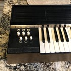 Vtg 1969 1970 Magnus Electric Chord Organ Model 350 Woodgrain - Tested   Working