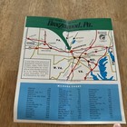 Breezewood Pennsylvania    the Town Of Motels    Bedford County Map brochure