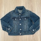 Gap Disney Mickey Mouse Toddlers Kids Icon Denim Jacket Boys Girls Blue Jean 3t