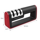 Knife Sharpener Professional Ceramic Tungsten Kitchen Sharpening System 3 Stage