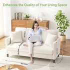 2-seater Teddy Velvet Sofa Modern Couch Loveseat Settee Home Living Room New