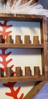 Baseball Display Case Wood Wall Hanging Baseball And Medal Holder  24  Brand New