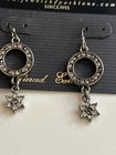 Park Lane Mystery Swarovski Crystal Necklace   Pierced Earrings Nos