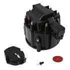 Black Hei Large Distributor Cap Rotor For Chevy Gm Sbc Bbc 305 327 350 396 454