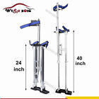 24-40 Inch Silver Drywall Stilts Aluminum Tool Stilt Portabl For Painter Walking