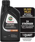 Castrol Edge 5w-50 Advanced Full Synthetic Motor Oil 1 Qt 6pack High Performance