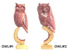 7 wooden Owl Statue  Handmade Shelf Decor  Gift For Women  Decorative Wooden Owl