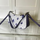 Recommend Coach Teri Shoulder Bag In Signature Canvas With Blueberry Print Cr292