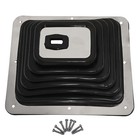 6284 Large Shift Boot  Universal Rectangular Shifter Boot Cover With Triple