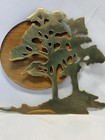 House Of Lloyd Brass Bonsai Tree Of Life On Wood Mount Wall Art Vintage 1989