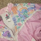 Vintage 80s Pastel Pink Hawaii Floral Printed Windbreaker Zip Up Jacket Small