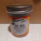 Duncan Discontinued Rare  gl  Semi-opaque  Holly Green Gloss Glaze  Color 4 Oz 