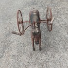 1800   s Antique French Horse Tricycle Missing Wheel 