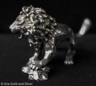 Cartier Sterling Silver Lion Miniature Figurine