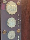 1961 Us Mint 90  Silver Proof Set With 5 Coins - Capital Holder - Rim Toning