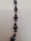 14k Gold Chocolate Pearl 17  Choker Necklace Gorgeous  Flawless New Never Worn