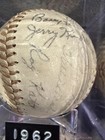  4 cleveland Indians Team Signed Stamp Baseballs  1962 1964 1970 1971