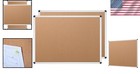 Cork Notice Boards  48x36 Inches  Silver Frame  Perfect For Home office