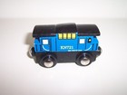 Toys R Us Imaginarium Wooden Train Blue Caboose Fits Brio Thomas Track