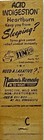 Tums Wild Turkey Vintage Matchbook Cover Advertising Acid Indigestion