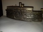Antique German Silvered Passenger Ship Bank Koblenz No Key Ex C 1920 8 In 